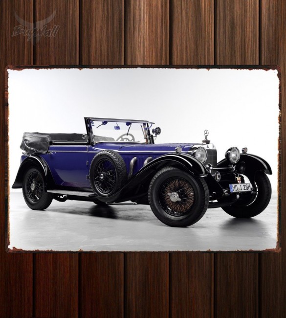 Металлическая табличка Mercedes-Benz 680S Cabriolet by Erdmann & Rossi Металлическая табличка Mercedes-Benz 680S Cabriolet by Erdmann & Rossi